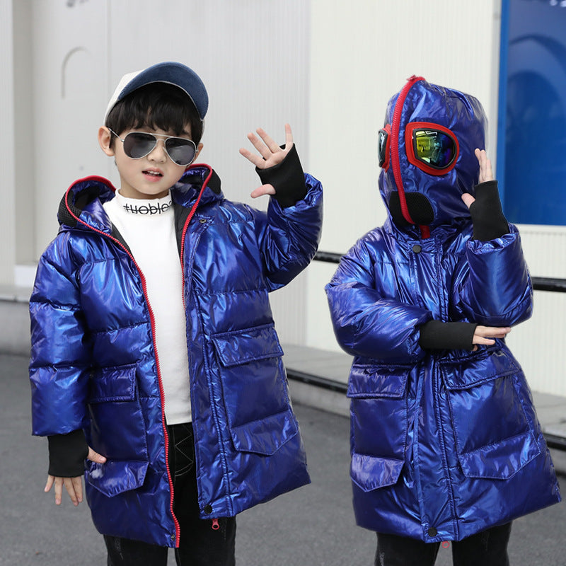 double zipper Ultraman glasses jacket