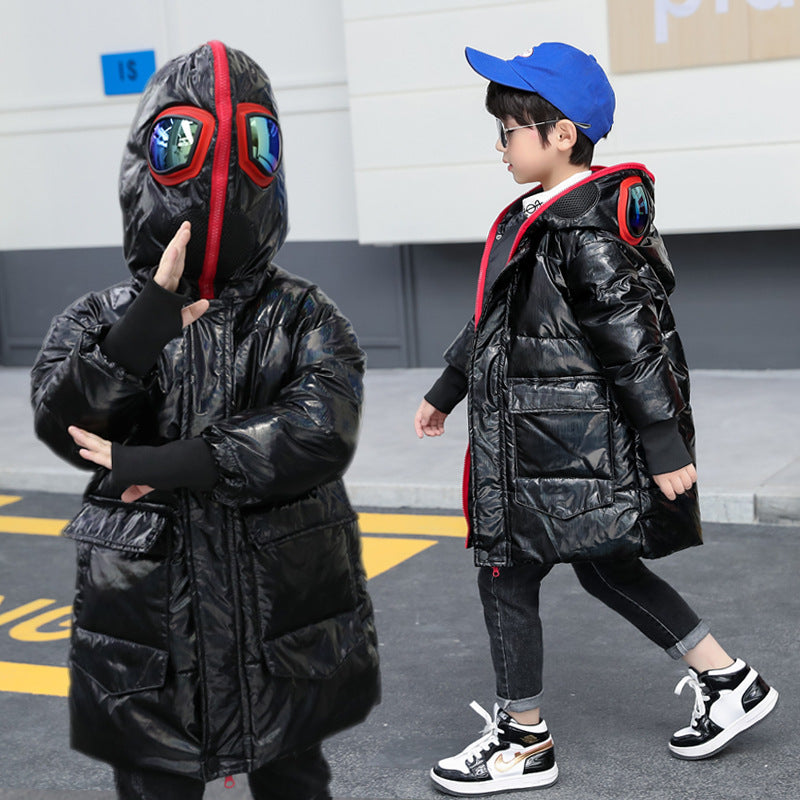 double zipper Ultraman glasses jacket