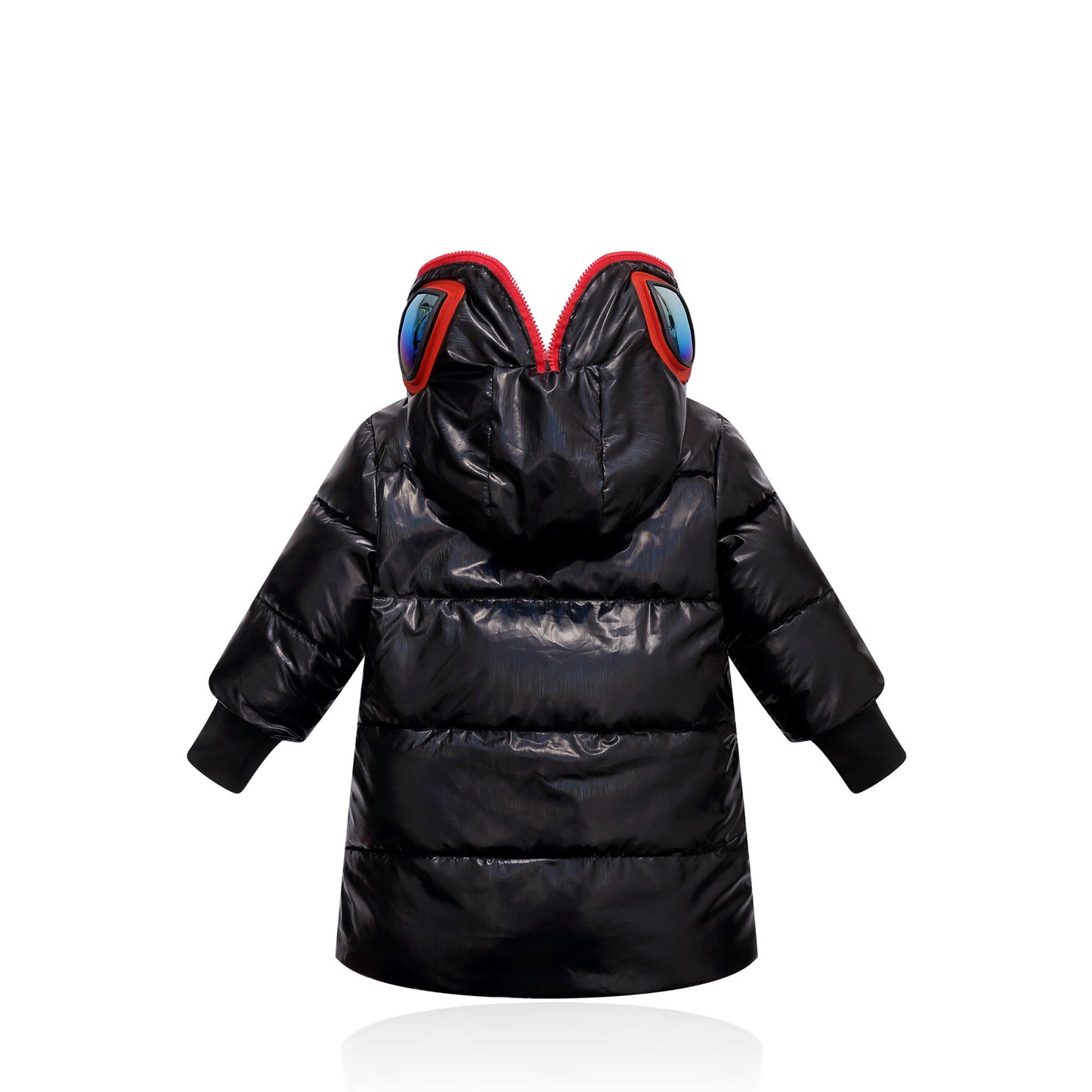 double zipper Ultraman glasses jacket