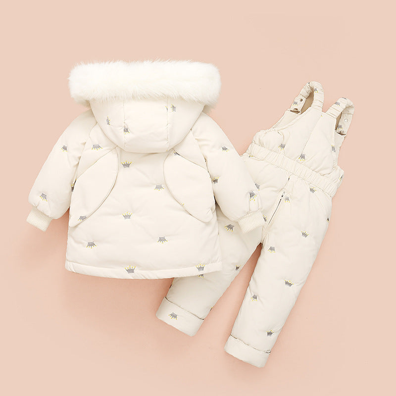 Children's Clothing Children's Down Jacket Suit Girls