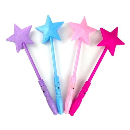 Children Illuminated Toys Five-pointed Star Stick Stars Magic Bar Kids Girl Fairy Star Rod Toy Gifts -17 AN88