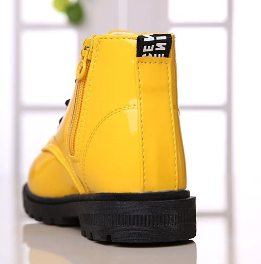 Winter Children Shoes PU Leather Waterproof