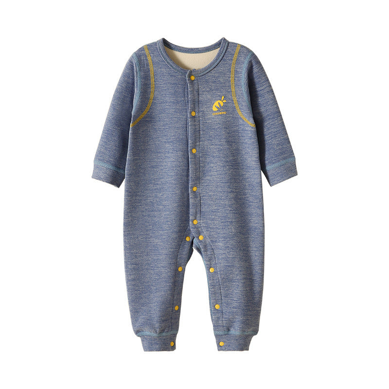 Baby Plus Velvet Warm Clothing Dralon Fever