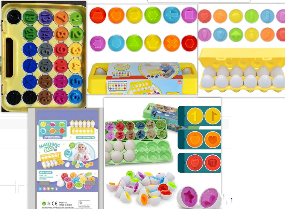 Smart Egg Toy Games Shape Matching Sorters