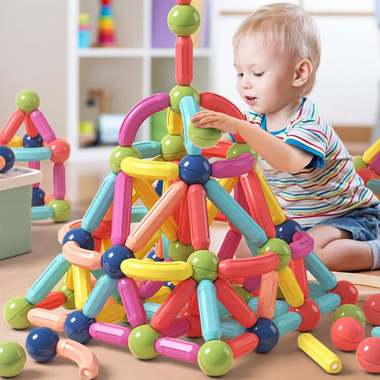 Magnetic Sticks and Balls Game Set for Kid’s Early Educational Learning