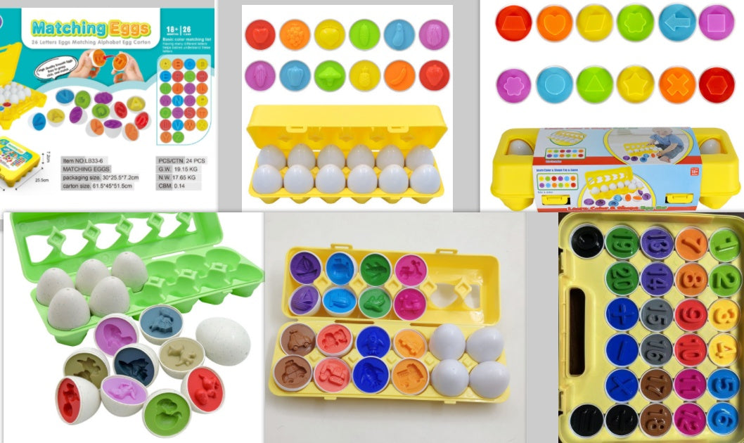 Smart Egg Toy Games Shape Matching Sorters